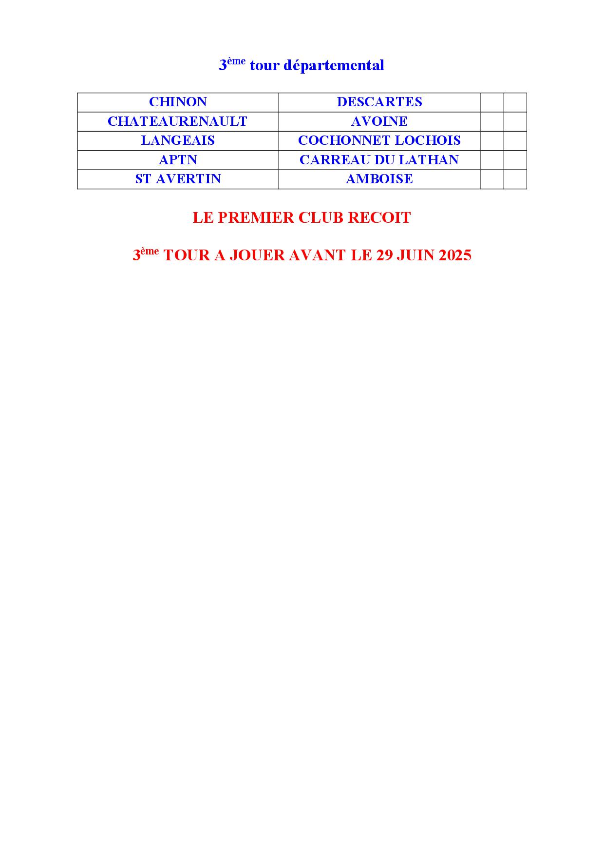 Tirage 1 Tour coupe de France 2024   20252